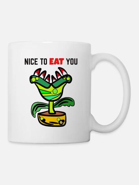 Nice to eat you - Carnivorous plant - Mug - white