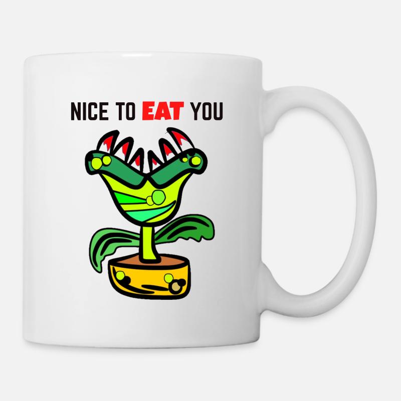 Nice to eat you - Carnivorous plant - Mug - white
