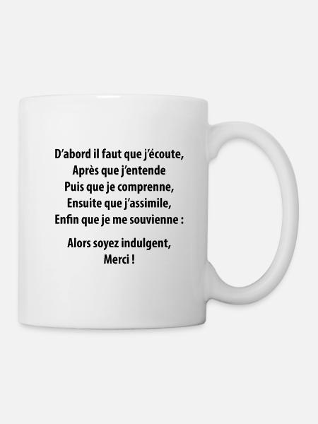 Citation rogolo humour phrase - Mug blanc - blanc