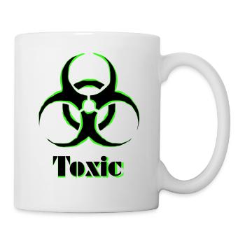 Toxic - Tasse - Weiß - Rechts