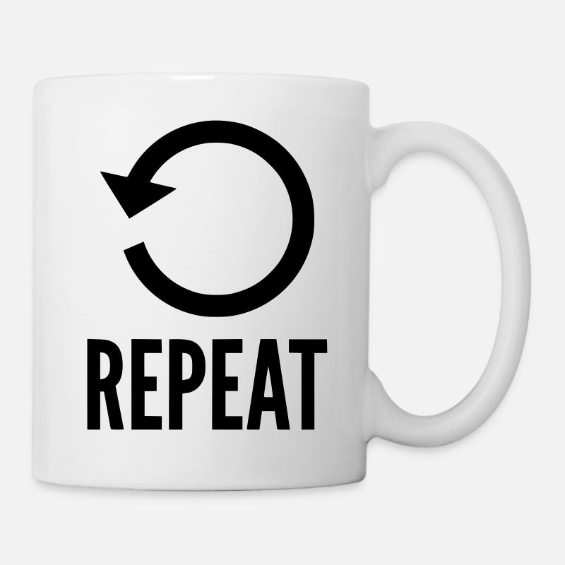 REPEAT - Mug - white