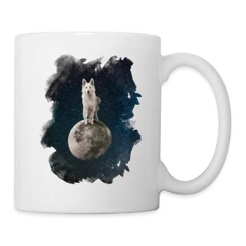 Mystical Wolf - Tasse - Weiß - Rechts