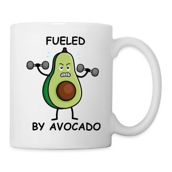 FUELED BY AVOCADO - Vegan VipeZ - Mug blanc - blanc - Droite