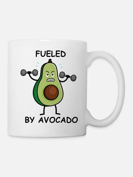 FUELED BY AVOCADO - Vegan VipeZ - Tasse - Weiß