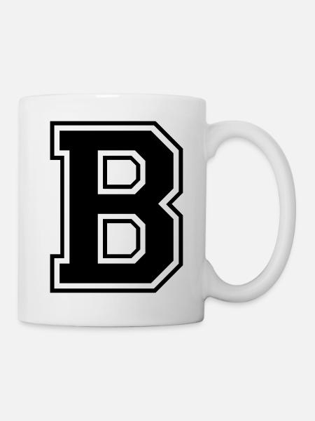 b - Tasse - Weiß