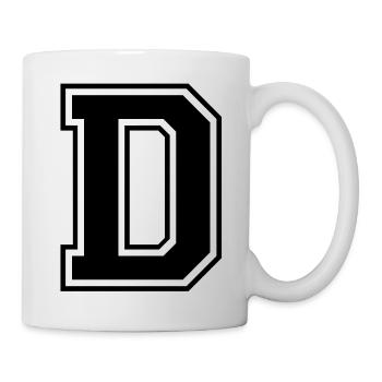 d - Tasse - Weiß - Rechts