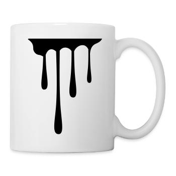 Gouttes - Mug blanc - blanc - Droite