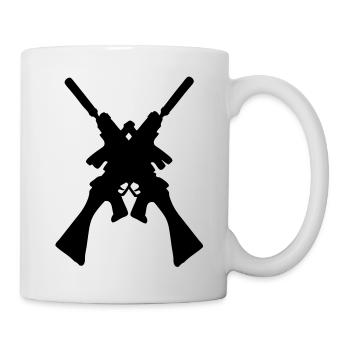 fucile Schrotflinte Gewehr Pistole mitraillette2 - Tasse - Weiß - Rechts