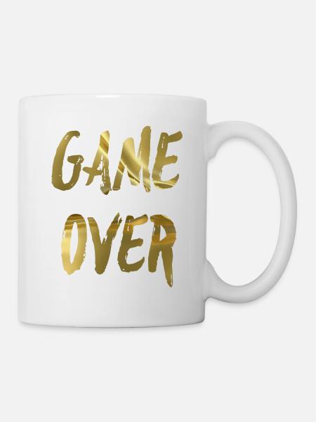 GAME OVER - Tasse - Weiß