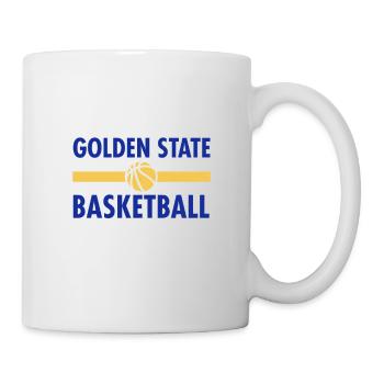 Golden State Basketball Geschenk Sport Teamshirt - Tasse - Weiß - Rechts