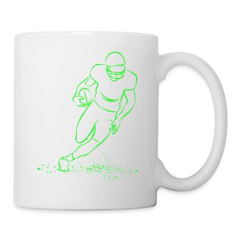 Football - Tasse - Weiß - Rechts
