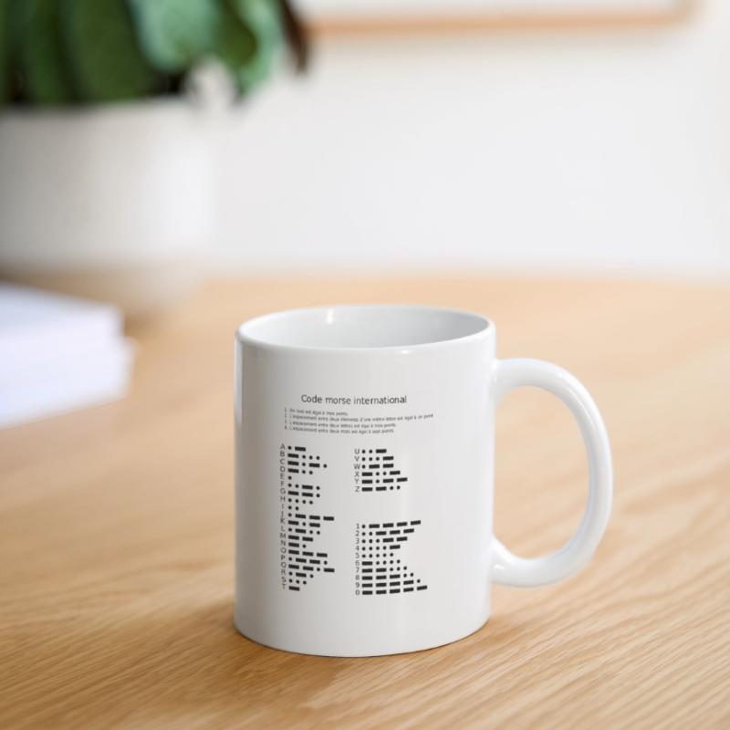 Morse code Mug
