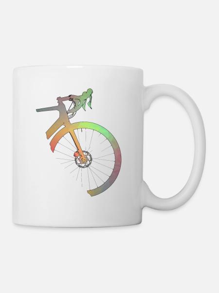Cadeau vélo vélo fixie - Mug blanc - blanc