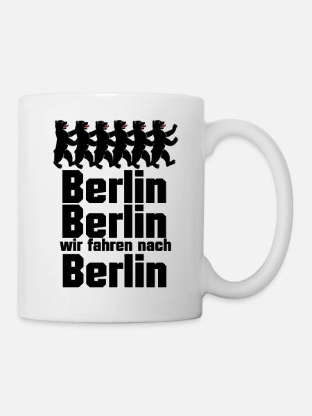 Berlin, Berlin, we are driving to Berlin - Mug - white