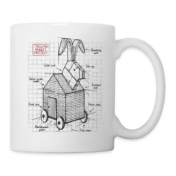 Trojan Rabbit - Mug blanc - blanc - Droite