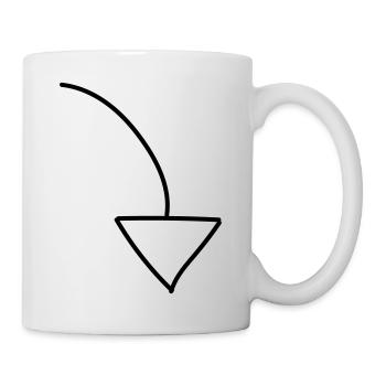 Look down there !!! - Mug - white - Right