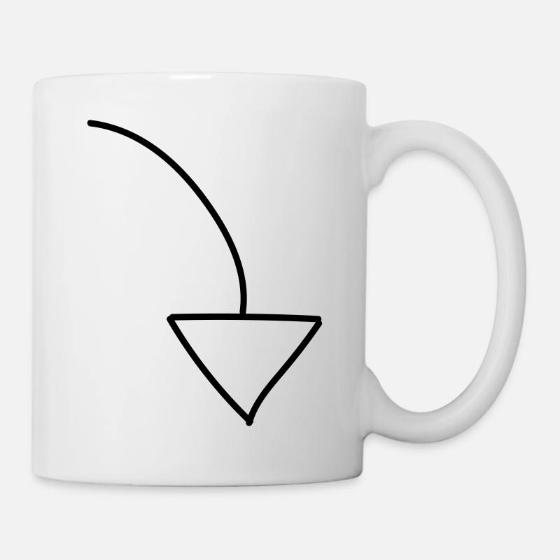Look down there !!! - Mug - white
