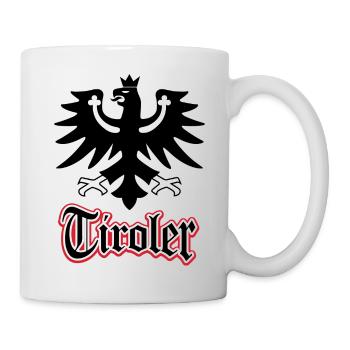 T Shirt für echte Tiroler Patrioten - Tasse - Weiß - Rechts