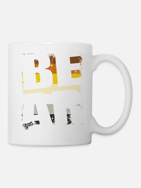 BEAR SQUARE - Mug blanc - blanc