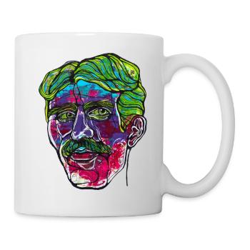 Tesla - Tasse - Weiß - Rechts