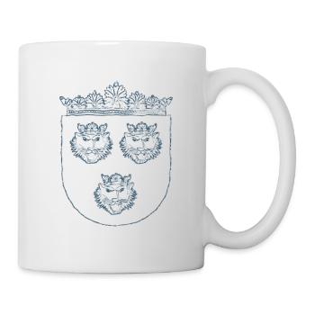 Dalmatinisches Wappen - Tasse - Weiß - Rechts