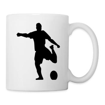 football - Mug blanc - blanc - Droite