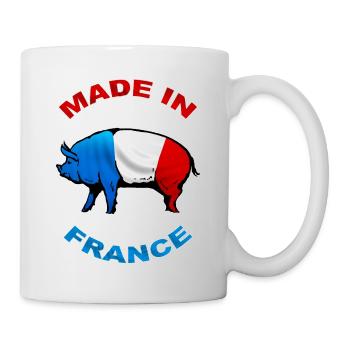 charcutier cochonnailles - Mug - white - Right