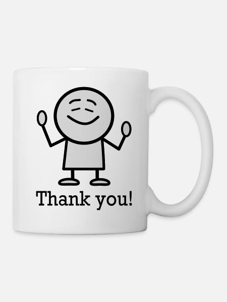 thank you ! - Tasse - Weiß