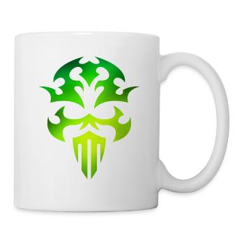 Skull green - Mug - white - Right
