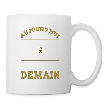 Je ne fais rien humour - Mug blanc - blanc - Droite