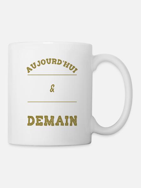 Je ne fais rien humour - Mug blanc - blanc