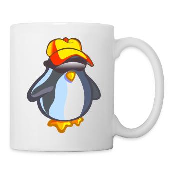 pingouin été - Mug blanc - blanc - Droite