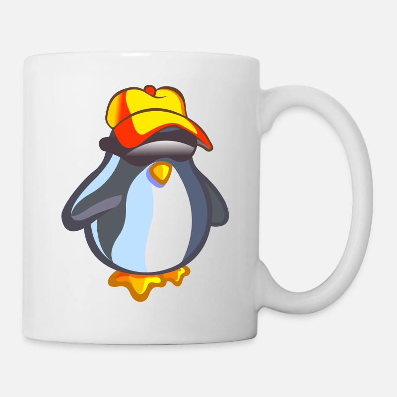 pingouin été - Mug blanc - blanc