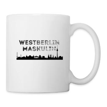 Westberlin maskulin - Tasse - Weiß - Rechts