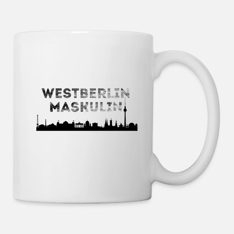Westberlin maskulin - Tasse - Weiß