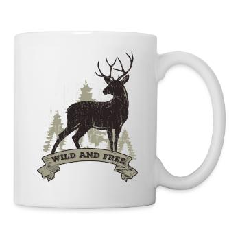 Wild and free - Mug - white - Right