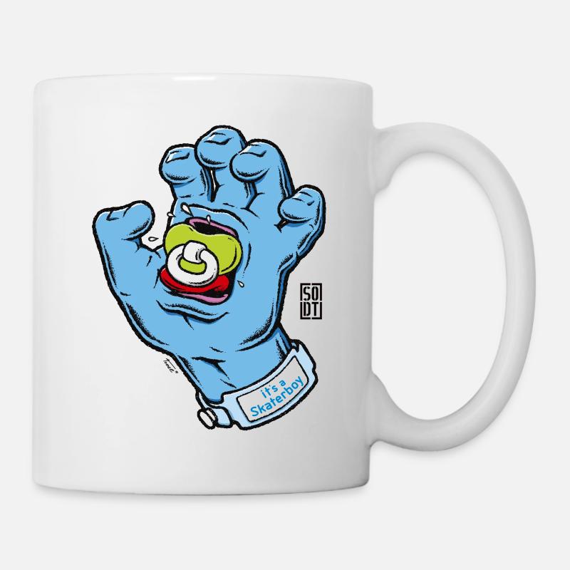 c'est un skaterboy - Mug blanc - blanc