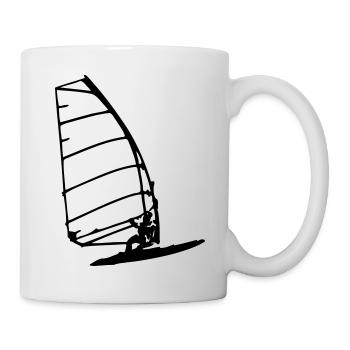 Windsurfing 1 - Tasse - Weiß - Rechts