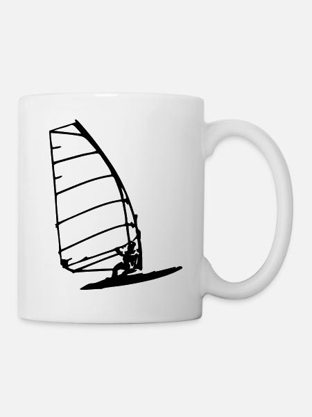 Planche à Voile 1 - Mug blanc - blanc