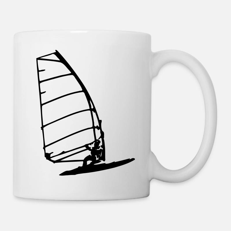 Planche à Voile 1 - Mug blanc - blanc