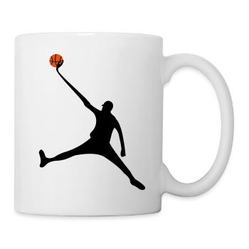 basketball - Mug blanc - blanc - Droite