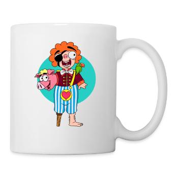 PigPirate - Tasse - Weiß - Rechts