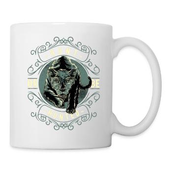 Jage oder werde gejagt! - Tasse - Weiß - Rechts