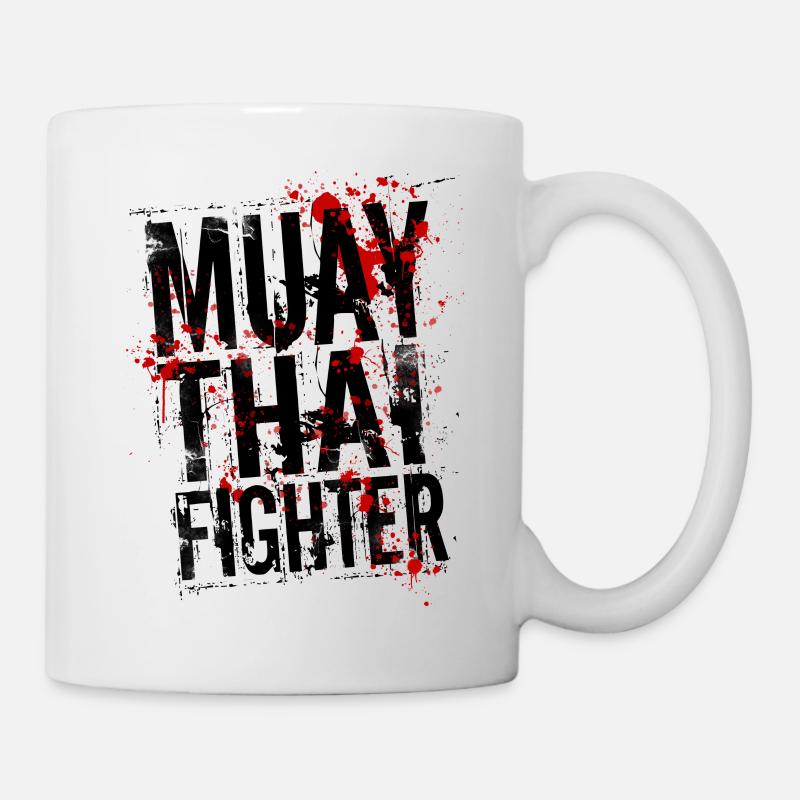 Muay Thai fighter - Mug blanc - blanc
