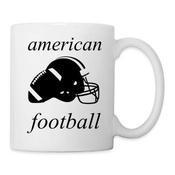 american football - Tasse - Weiß - Rechts