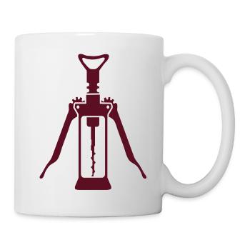 tire-bouchon_2_c1 - Mug blanc - blanc - Droite