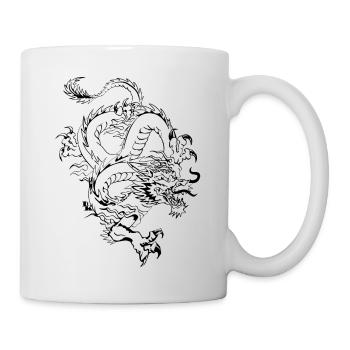 Chinese Dragon 2 by DK - Mug - white - Right