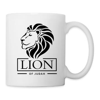Lion of Judah Reggae Roots Rastafari Girls Hoodie - Tasse - Weiß - Rechts