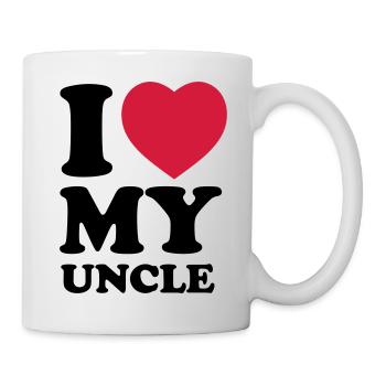 I love my uncle - Tasse - Weiß - Rechts