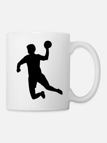 Handball - Tasse - Weiß